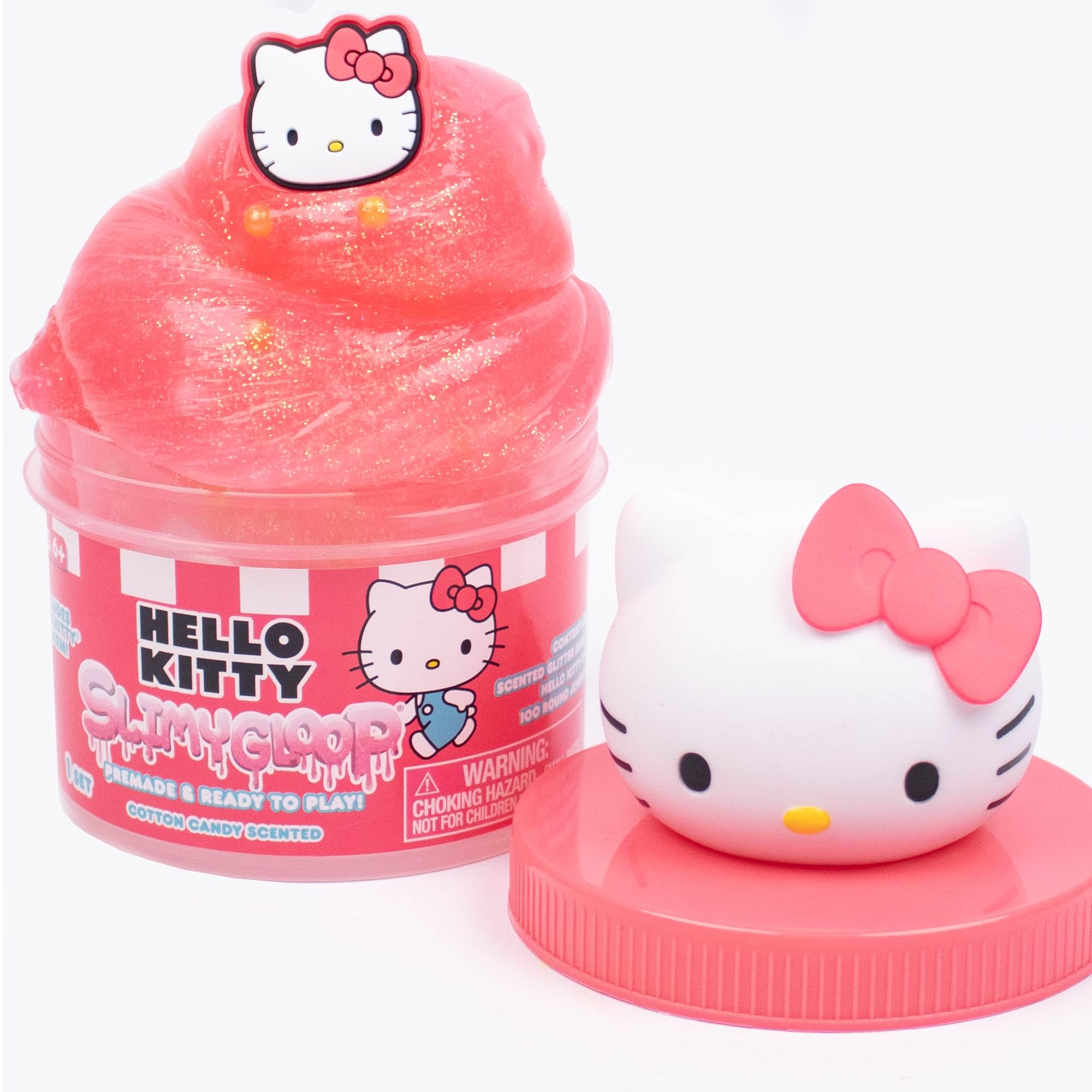 TOKY× invisible ink Slime Pot M Amazon.com: Hello Kitty SLIMYGLOOP Jar, 8 oz Red & White Cotton